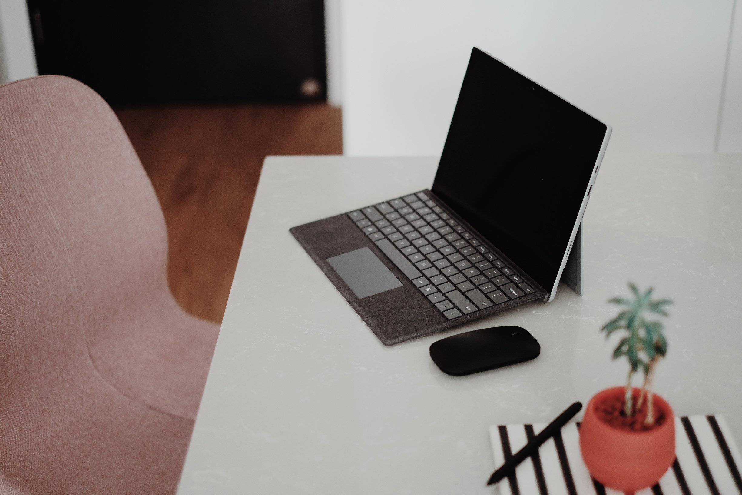 Computer Laptop on the Table